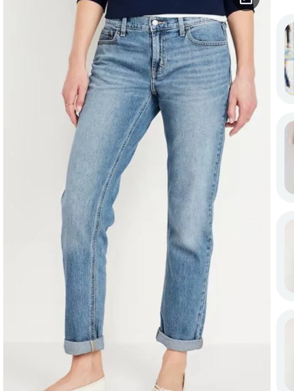 Old Navy Light Wash Women's Boyfriend Jeans